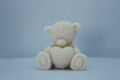 Kerze "Sitzender Teddy mit Herz"