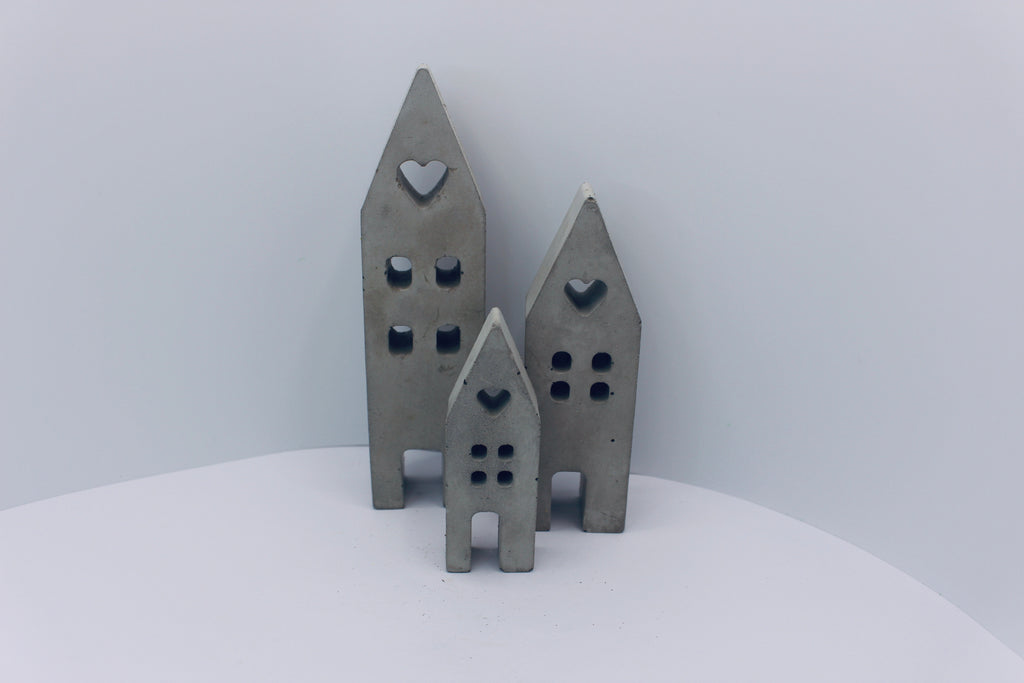 Beton "Häuser Gruppe"